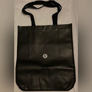 Lululemon Large Black Shopping Bag